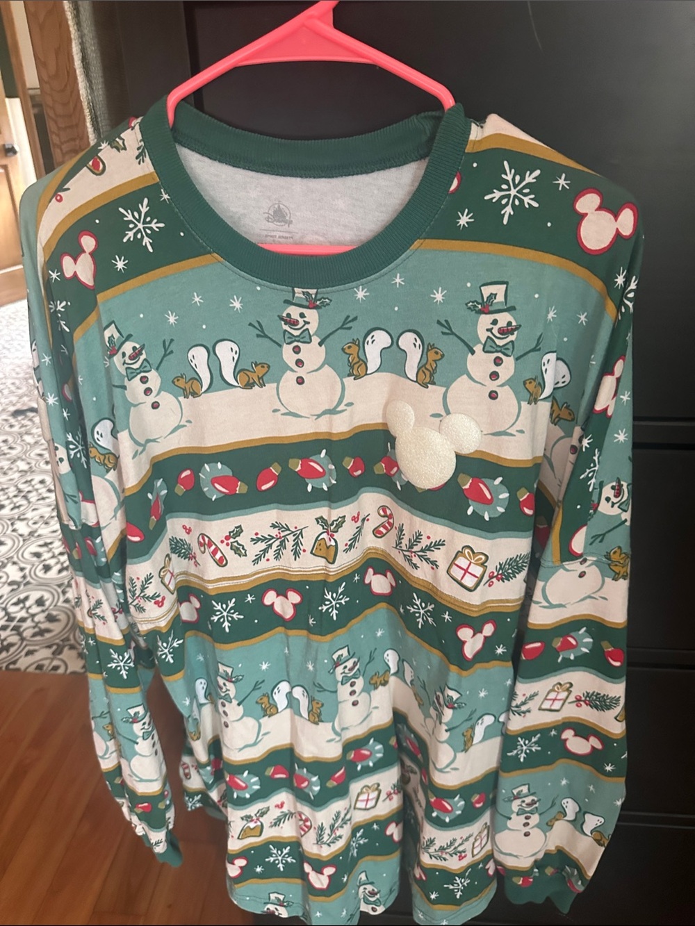 Gently worn Disney spirit jersey; M
